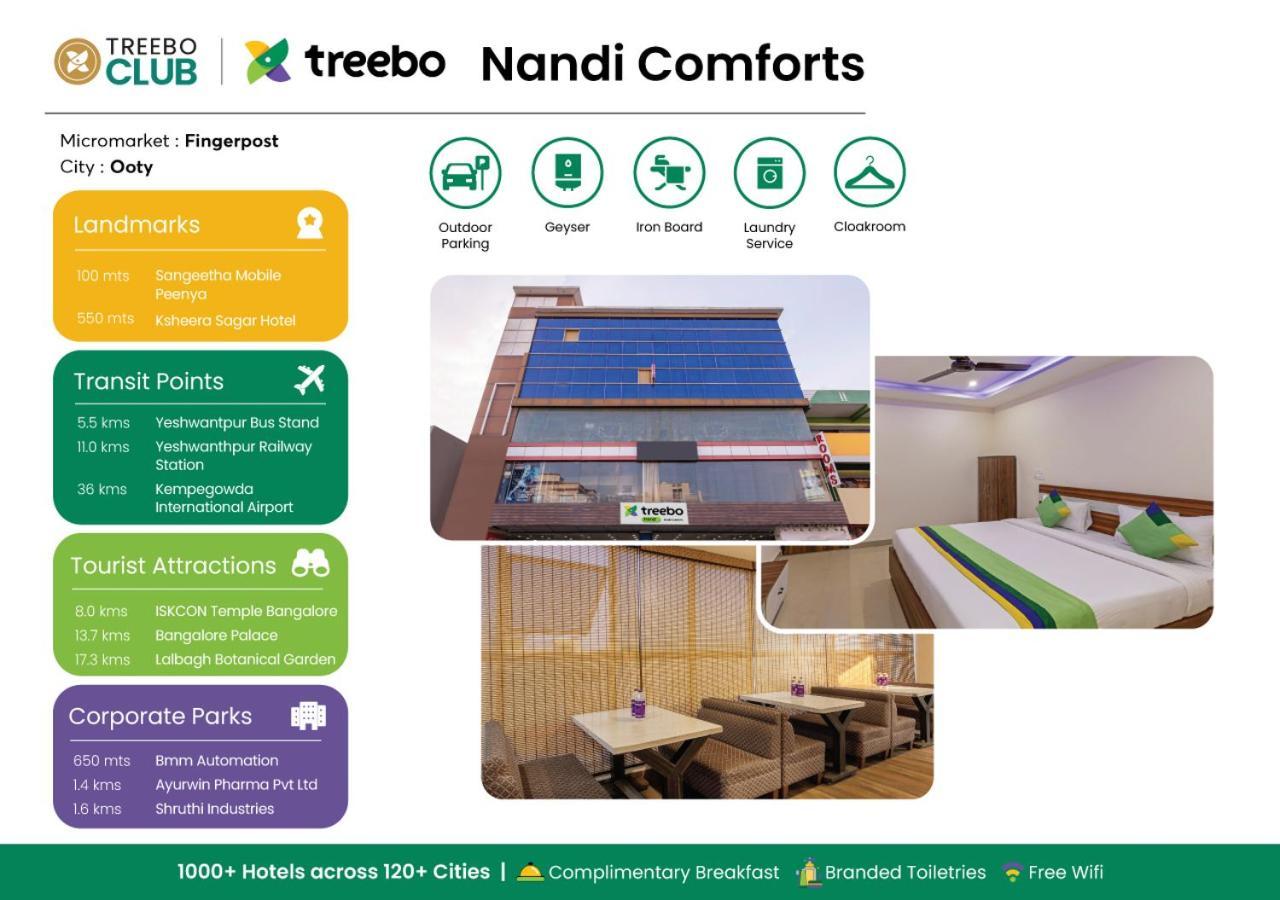 Treebo Nandi Comforts, Peenya Bengaluru Kültér fotó